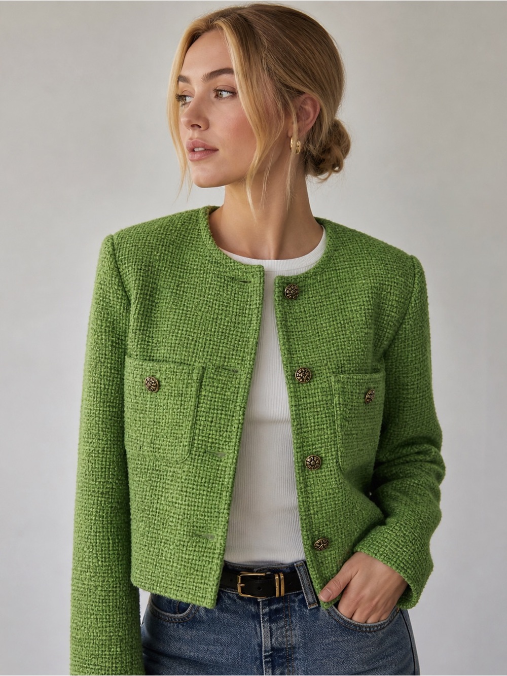HELMUT LANG Tweed Jacket
